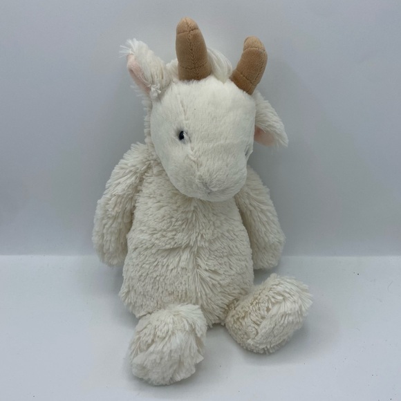 Jellycat Bashful Goat Medium Retired Rare HTF - Picture 1 of 4